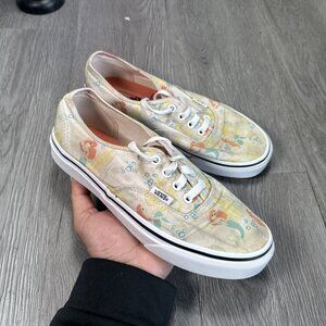 RARE Vans x Disney Little Mermaid Authentic Sneakers Limited Edition Women's 7